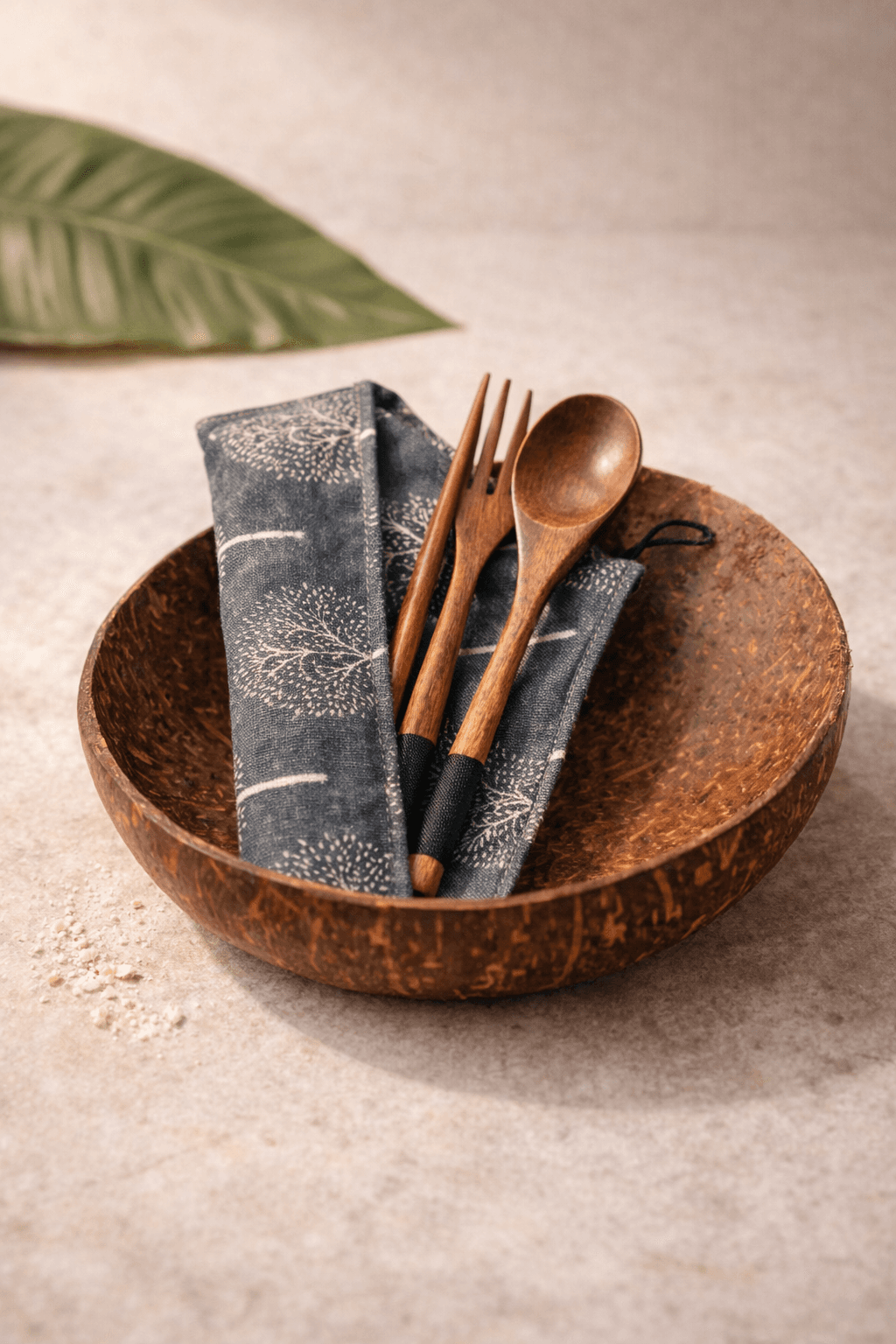 Ustensils en noix de coco 00