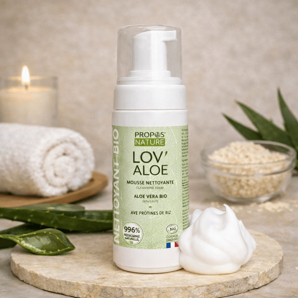 Mousse nettoyante lov'aloe