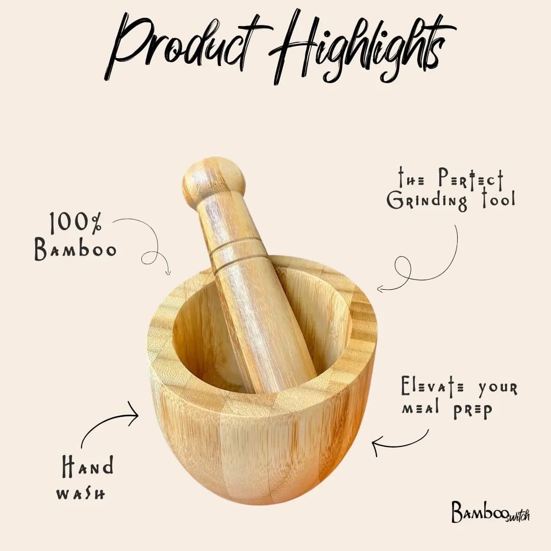 Mortier en bamboo 03