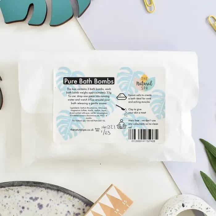 Bombes de bain pures - Naturelles et écologiques