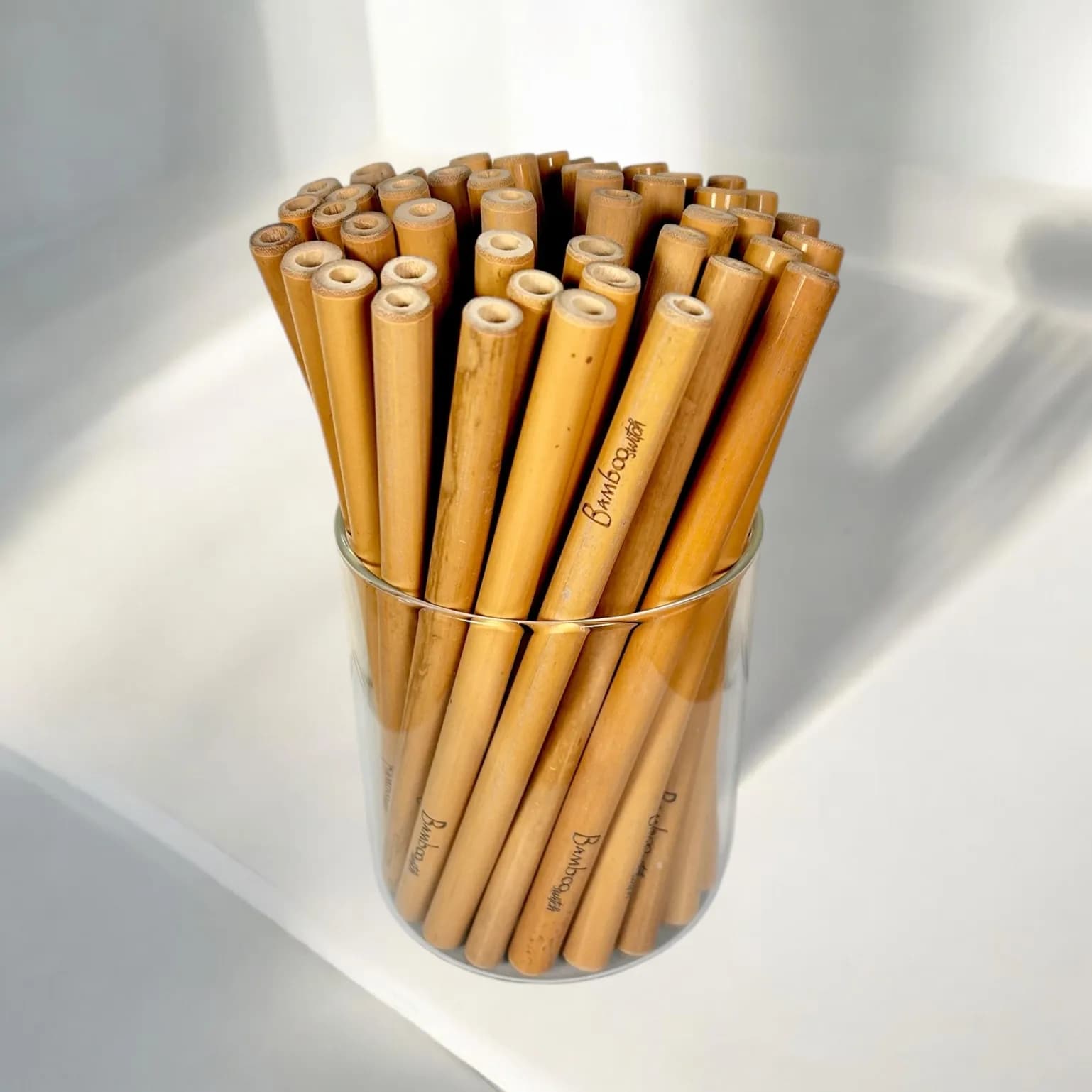 Pailles en bambou 01