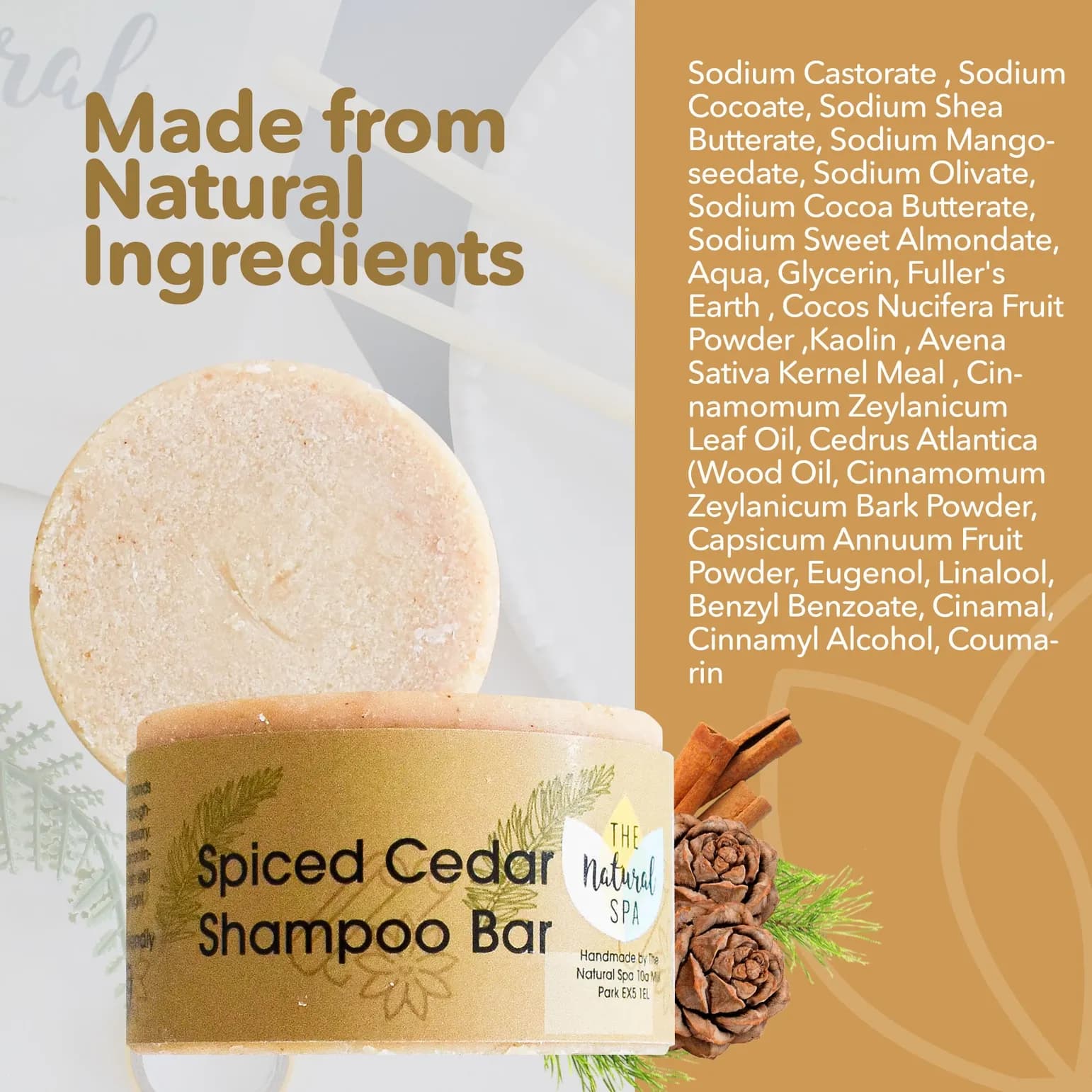 Spicy Cedar Shampoo Bar 03