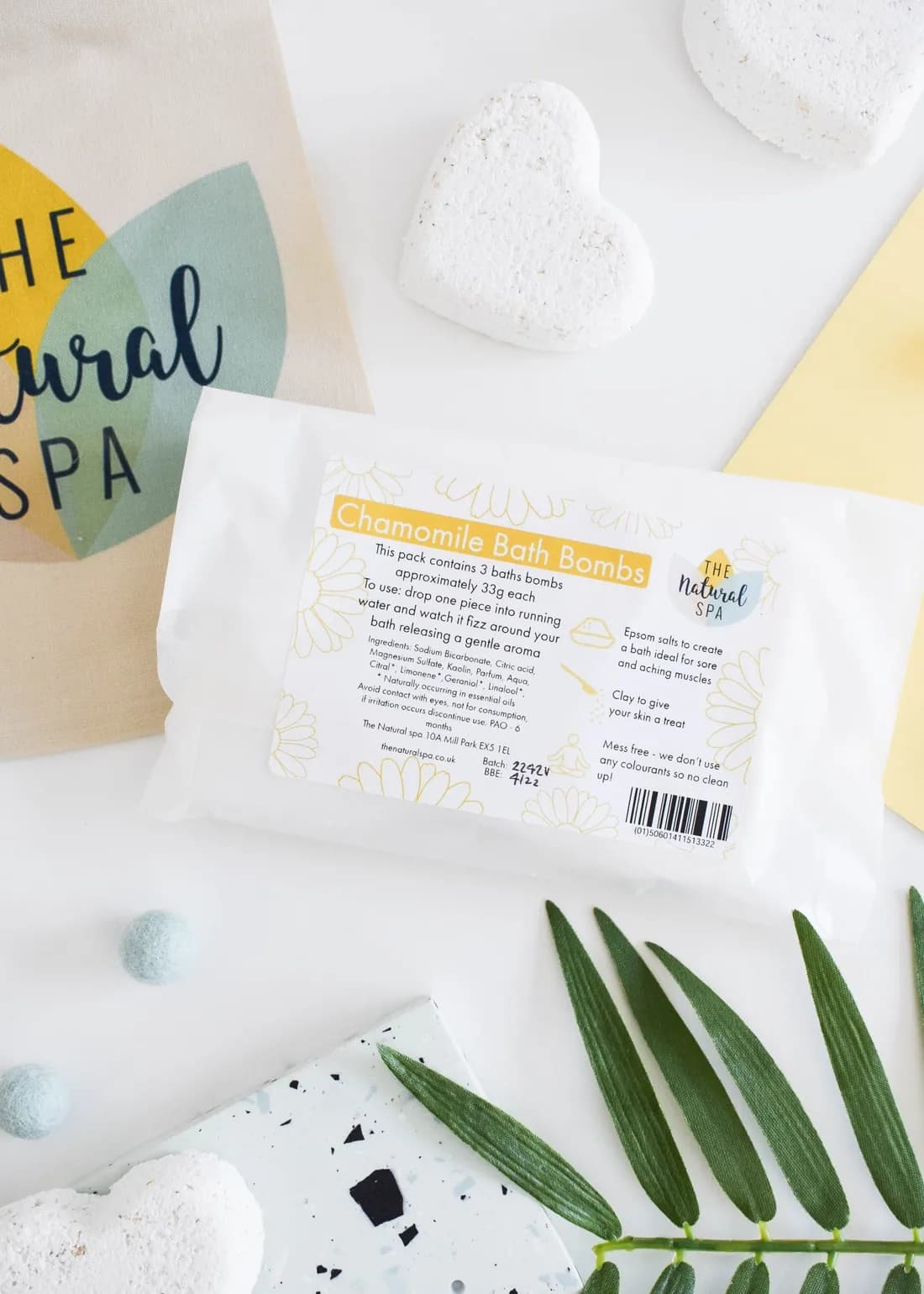 Bombe de bain à la camomille 02