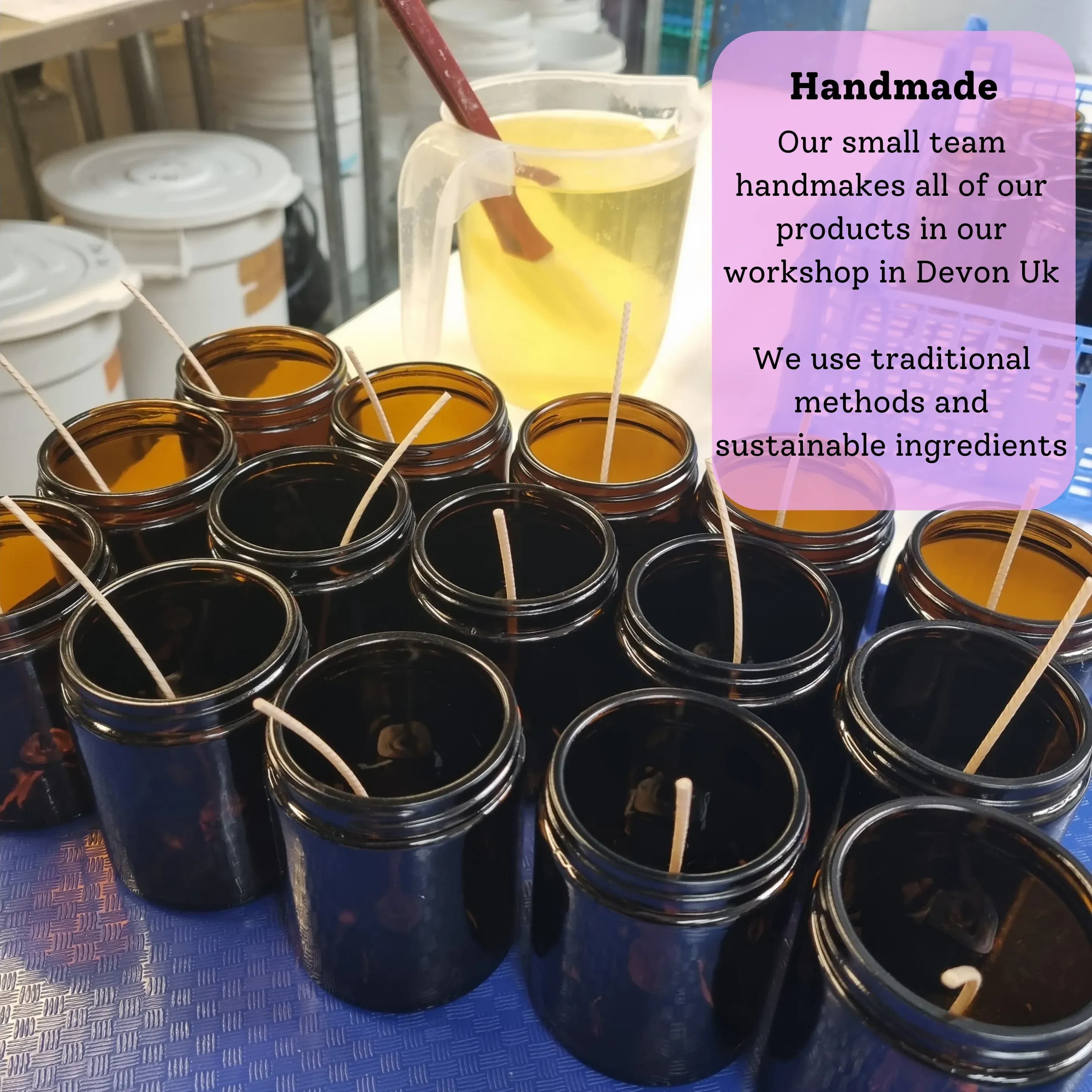 Bougie à la cire de noix de coco, sauge et citron vert 06