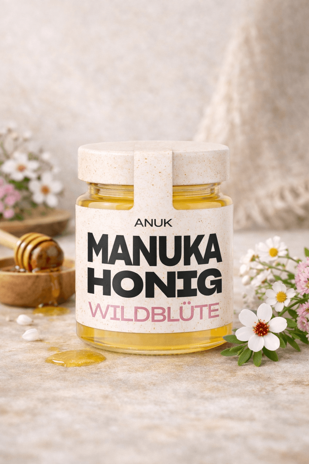 Miel de fleurs sauvages de Manuka 00