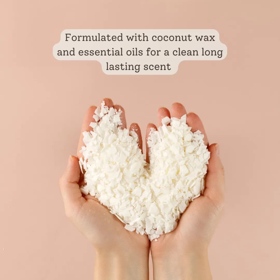 Bougie à la cire de noix de coco 01