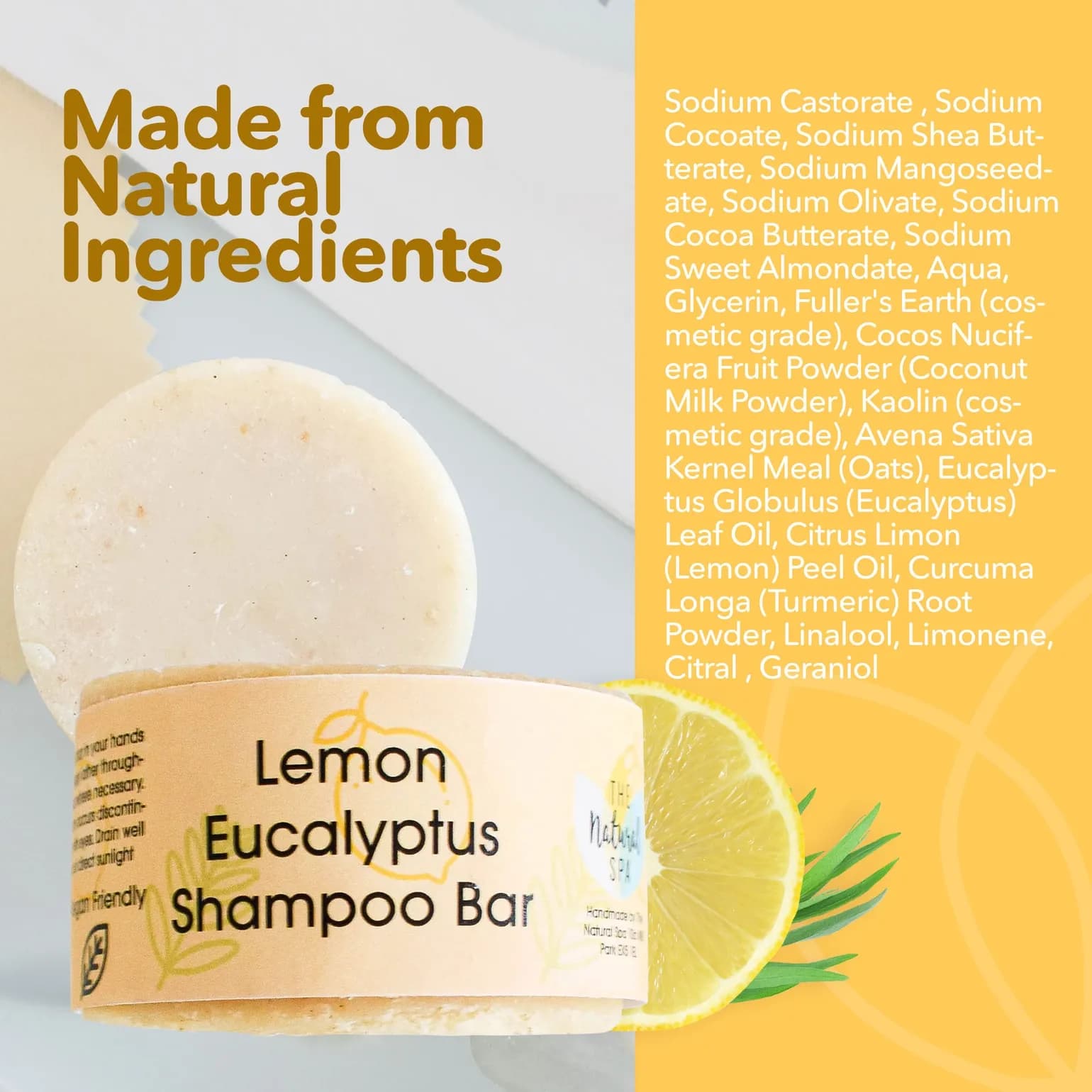 Lemon Eucalyptus Shampoo Bar 12